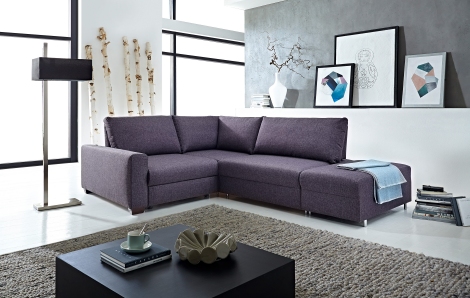Schlafsofa Z17505 - Stoffbezug, verstellbar